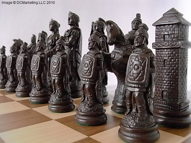 Roman Plain Theme Chess Set